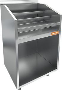 Лестница ликёрная HiCold НБмлЛВ-7/5Б с бортом 700х500х850мм