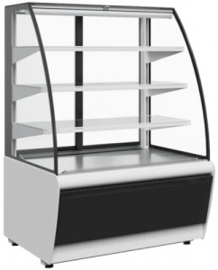 Витрина кондитерская Полюс Kc70 Vm 0,6-2 Standard 9006-9005 (ВХСв-0,6Д Carboma открытая) техно