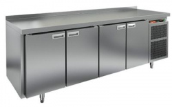 Купить стол охлаждаемый hicold gn 1111/bt (-10-18), 4 двери, 2280х700х850 – цена от завода, доставка до двери | RuOborudovanie.ru