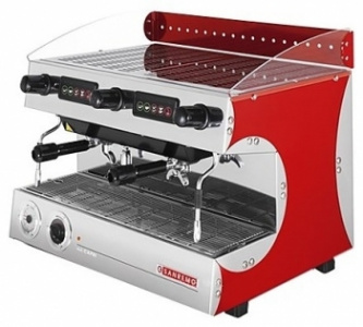 Кофемашина Sanremo Capri DLX 2 гр. 220В полуавтомат красная