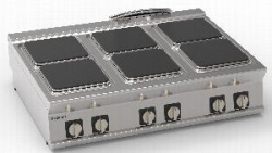 Купить плита 6 конфорочная 900 серии tecnoinox pc12e9 316005 – цена от завода, доставка до двери | RuOborudovanie.ru