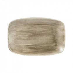 Блюдо прямоугольное Chefs 30Х19,9СМ, без борта, Stonecast Patina, цвет Antique Taupe Paatobl41