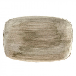 Купить блюдо прямоугольное chefs 35,5х24,5см, без борта, stonecast patina, цвет antique taupe paatxp141 – цена от завода, доставка до двери | RuOborudovanie.ru