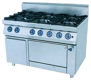 Плита 6 конфорочная Kogast PS-T67/1-0 55839 ГАЗ 700 серии 