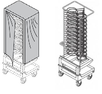Тележка вкатная Lainox Banqueting Nkp201+ Ncp201