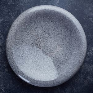Тарелка объемная 24СМ, серия Stone, цвет Grey St_24_Об_Gr