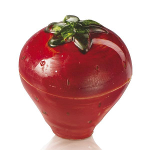 Форма для шок. 3D "КЛУБНИКА" D28Мм H32Мм, 28 ячеек, 12ГР, п/к 20Fruit03