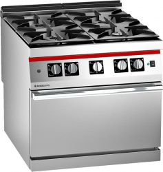 Купить плита газовая 4 горелки angelo po 1t1faagv с конвективным газовым духовым шкафом – цена от завода, доставка до двери | RuOborudovanie.ru