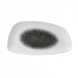 Купить блюдо сервировочное chefs geo 35х18,5см, без борта, цвет raku quartz black, studio prints rkbqge351 – цена от завода, доставка до двери | RuOborudovanie.ru
