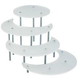 Купить этажерка универсальная 4х-ярусная, пластик cod.305 – цена от завода, доставка до двери | RuOborudovanie.ru