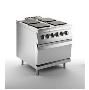 Плита электрическая 4 конфорочная 700 серии Apach Chef Line Slre87Fe