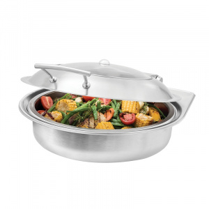 Мармит-чафиндиш Rosseto Sm289 нерж.сталь без базы круглый Multi-Chef D42хH17см настольн.