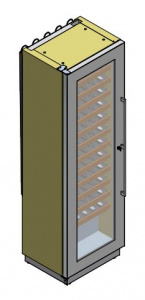 Шкаф винный статический Enofrigo Miami Medium Rf 12 Dr серый