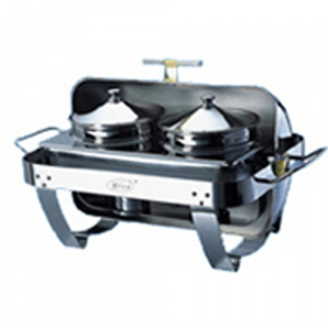 Мармит-чафиндиш Starfood S|S Zc302 1-х блюд настольный с крышкой Roll Top