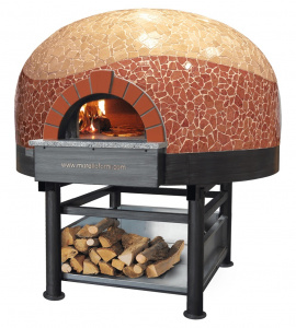 Печь для пиццы дровяная Morello Forni Lp130 Cupola Mosaico