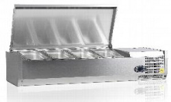 Купить витрина холодильная tefcold vk33-120 s/s lid с нержавеющей крышкой настольная – цена от завода, доставка до двери | RuOborudovanie.ru