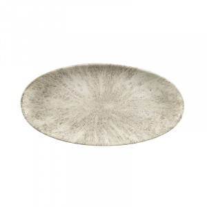 Блюдо овальное Chefs 34,7Х17,3СМ, без борта, цвет Stone Agate Grey, Studio Prints Stagov351