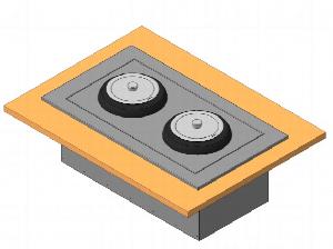 Прилавок 1-х блюд Iterma Drop-In МЭ-1-1355 Толга