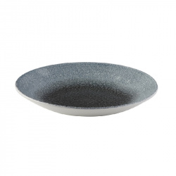 Купить тарелка глубокая 25,5см h3,5см, без борта, цвет raku duo topaz-quartz, studio prints rdtqpd251 – цена от завода, доставка до двери | RuOborudovanie.ru