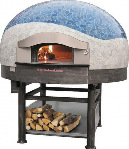 Печь для пиццы дровяная Morello Forni Lp100 Cupola Mosaico