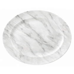 Купить блюдо овальное 36,5х29,3см textured prints, цвет marble grey mgyrd141 – цена от завода, доставка до двери | RuOborudovanie.ru