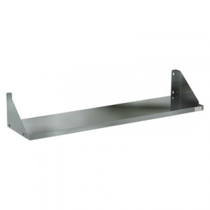ПК-100/40 Полка настенная сплошная (нерж. сталь. aisi 430)1000х400х200