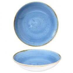 Купить тарелка глубокая 24,8см 1,13л, без борта, stonecast, цвет cornflower blue scfsevb91 – цена от завода, доставка до двери | RuOborudovanie.ru