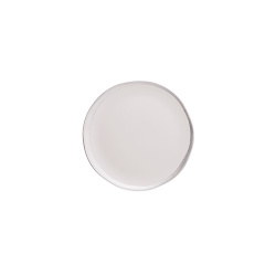 Купить тарелка мелкая 20см h1,5см, керамика, цвет blanc, reflets d'argent 963593 – цена от завода, доставка до двери | RuOborudovanie.ru