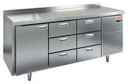 Купить стол охлаждаемый hicold gn 133/tn (-2+10), 1 дверь, 6 ящиков, 1835х700х850 – цена от завода, доставка до двери | RuOborudovanie.ru