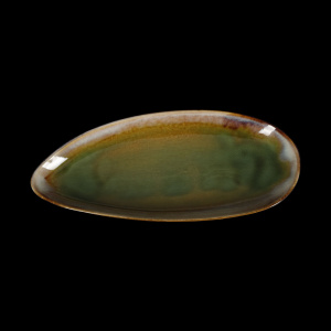 Блюдо овальное Corone Verde 305х135 мм синий+зеленый