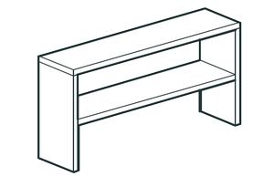 Полка настольная Apach Losc35140T2Cs закрытая 