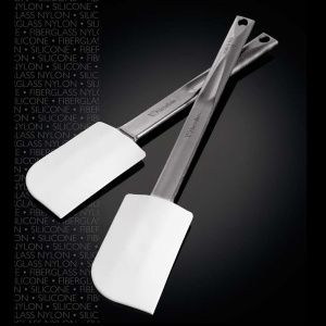 Лопаточка кондитерская 35СМ, силиконовая, ручка нейлон, T до 230*С 50Sc350
