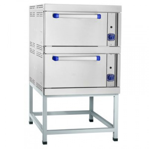 Шкаф жарочный Abat ШЖГ-2 арт.21000802021 газовый, краш подставка, эмалир.духовка