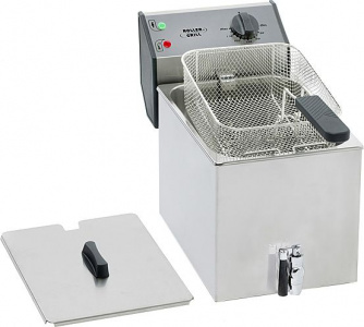 Фритюрница Roller Grill FD 80 R (1х8л) электр. 3,6кВт с1 краном для слива масла