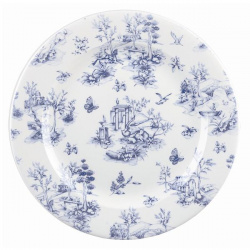 Купить тарелка мелкая 30,5см vintage prints, цвет prague toile topvp111 – цена от завода, доставка до двери | RuOborudovanie.ru