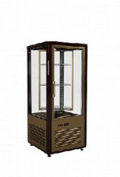 Купить шкаф кондитерский холодильный d4 vm 120-2 (r120cвр carboma) коричнево-золотой – цена от завода, доставка до двери | RuOborudovanie.ru