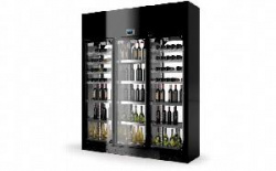 Купить шкаф винный enofrigo wine library 3p wall h220 p60 черный a1wlw3p266p/421 – цена от завода, доставка до двери | RuOborudovanie.ru