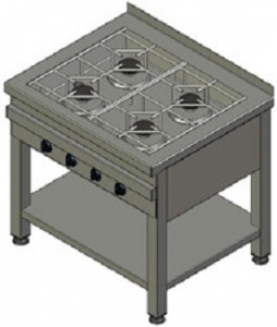 Плита газовая Heidebrenner 8044 /ВЫСТ