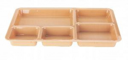 Купить поднос пластик с 5 отделениями cambro 26,8x36,5x3,3см 1411cp161 – цена от завода, доставка до двери | RuOborudovanie.ru