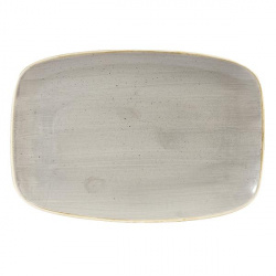 Купить блюдо прямоугольное chefs 35,5х24,5см, без борта, stonecast, цвет peppercorn grey spgsxp141 – цена от завода, доставка до двери | RuOborudovanie.ru