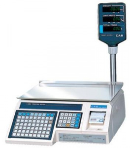 Весы торговые с печатью этикеток Cas LP-30R (1.6)
