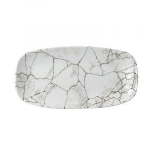 Блюдо прямоугольное Chefs 29,8Х15,3СМ, без борта, цвет Kintsugi Agate Grey, Studio Prints Ktagxo111