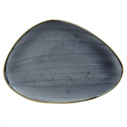 Купить блюдо треугольное chefs 35,6х25см, без борта, stonecast, цвет blueberry sbbstc361 – цена от завода, доставка до двери | RuOborudovanie.ru