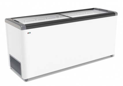 Ларь морозильный Frostor Gellar FG700 с прямое стекло серый