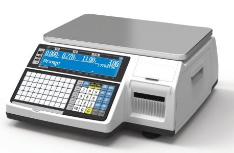 Весы торговые Cas CL3000-15B (TCP-IP) с печатью этикеток (120мм) без стойки