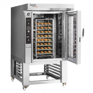 Печь Apach C46Cs Empta миниротационная газовая с подставкой с направляющими 