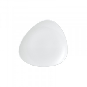 Тарелка мелкая треугольная 19,2СМ, без борта, Vellum, цвет White полуматовый Whvmtr71