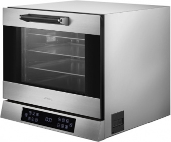 Печь конвекционная Smeg ALFA43XE1HDS электрический 4 ур 43.5х32см с пароувлажнением, регулировкой скорости