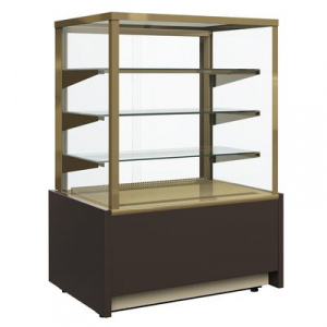 Витрина холодильная Полюс KC70 VH 1,3-1 LIGHT Chocolate 0102-0109 (ВХСв-1,3д  Сarboma Cube для шокол