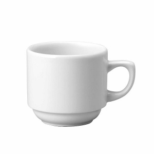 Чашка кофейная стекбл 90МЛ White Holloware Whccm1
